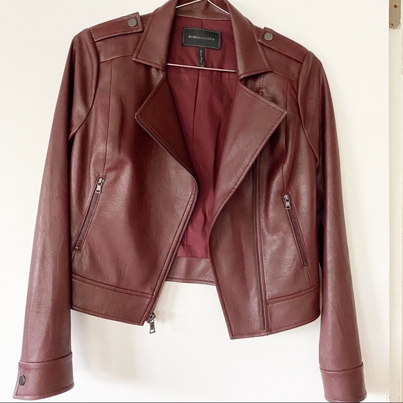 BCBGMaxAzria Jackets & Blazers - NWOT Bcbg maxazaria faux leather Moto jacket